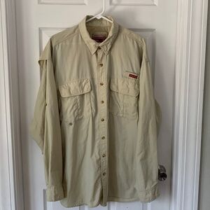 CARIBOU CREEK Fishing Button Down Shirt Size XXL #075